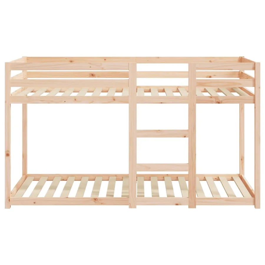 Lit superposé sans matelas 75x190 cm bois de pin massif - 5