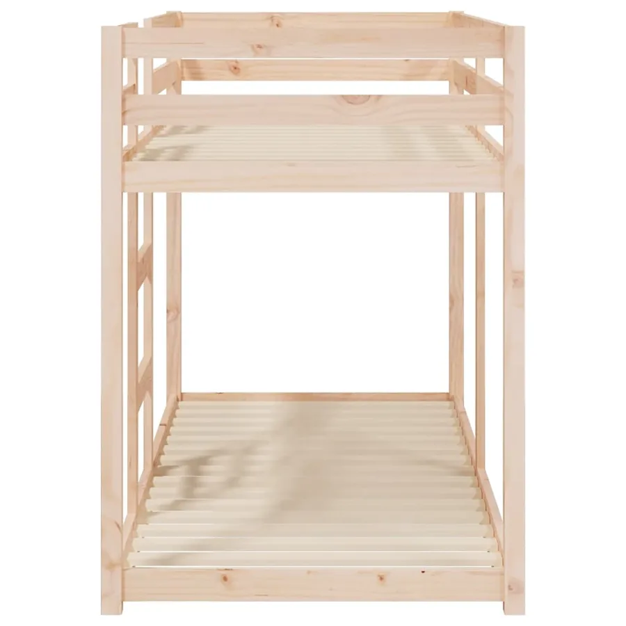 Lit superposé sans matelas 75x190 cm bois de pin massif - 6