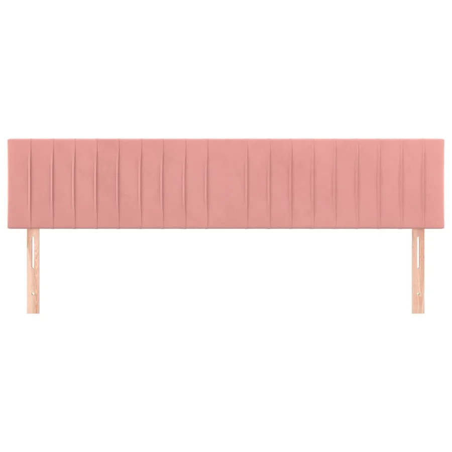 Têtes de lit Rose 160x5x78/88 cm Velours - 3