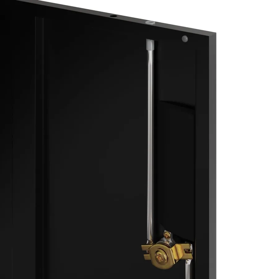 Classeur noir 90x40x40 cm acier - 7