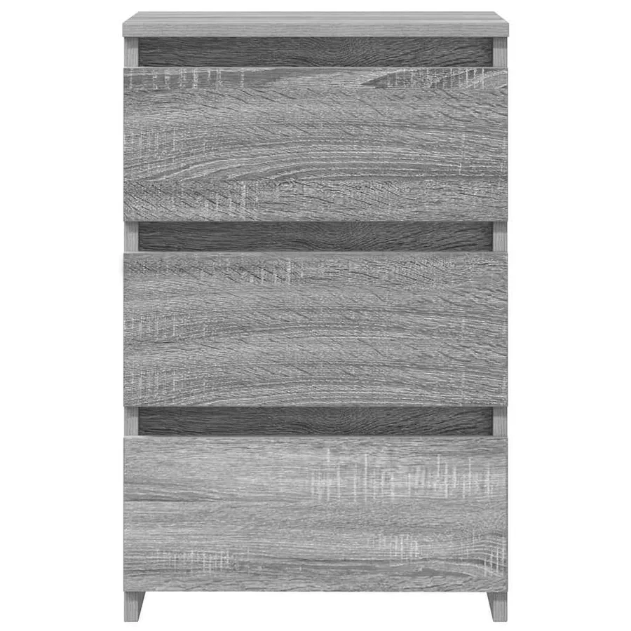 Tables de chevet 2 pcs Sonoma gris 40x35x62,5cm Bois ingénierie - 3