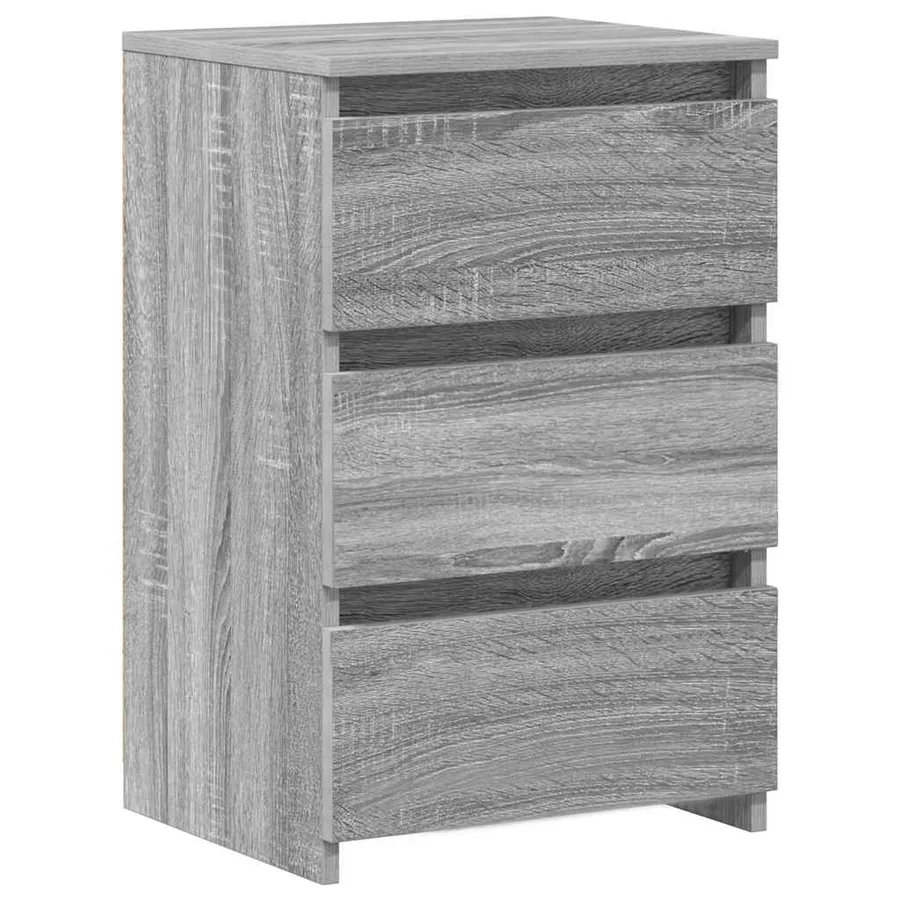 Tables de chevet 2 pcs Sonoma gris 40x35x62,5cm Bois ingénierie - 5