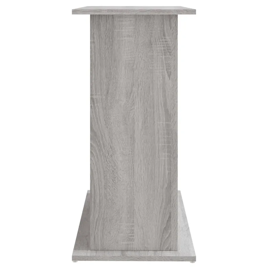Support pour aquarium sonoma gris 81x36x73 cm bois d'ingénierie - 7