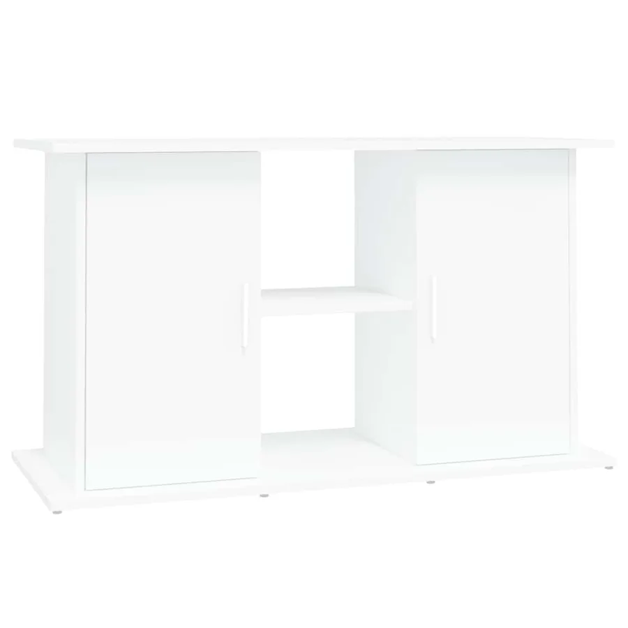 Support pour aquarium blanc 101x41x58 cm bois d'ingénierie - 2