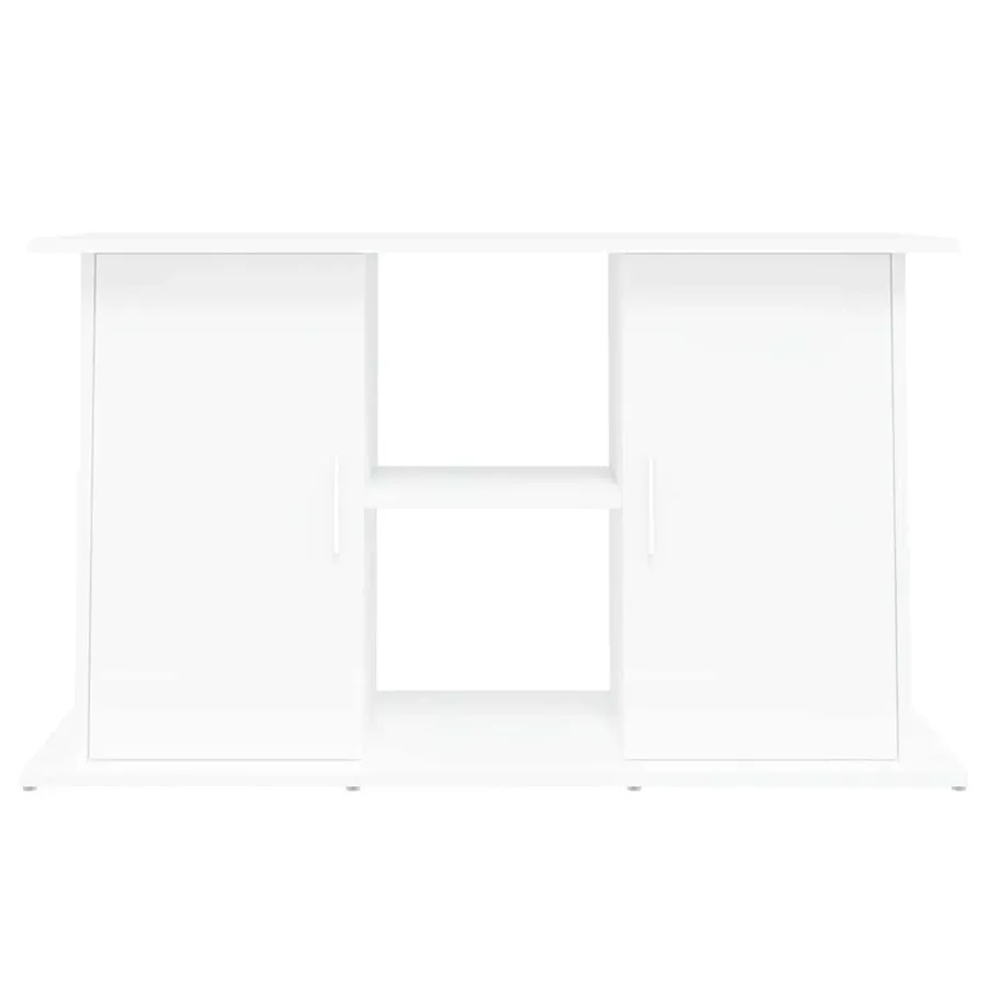 Support pour aquarium blanc 101x41x58 cm bois d'ingénierie - 5