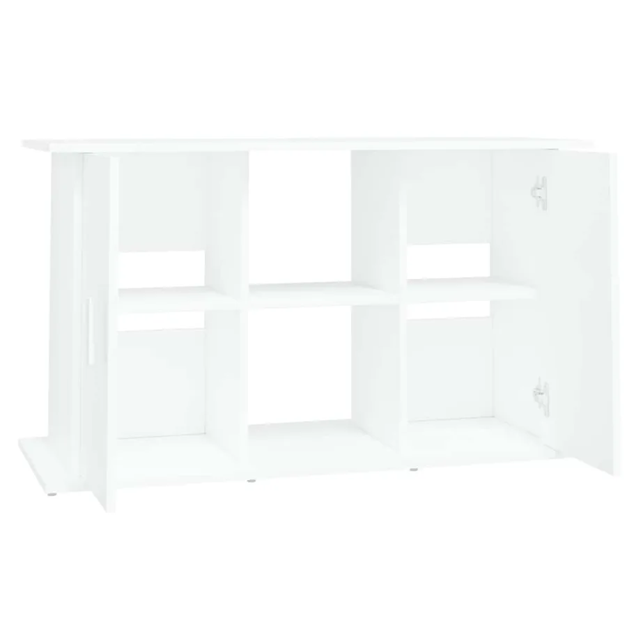 Support pour aquarium blanc 101x41x58 cm bois d'ingénierie - 6