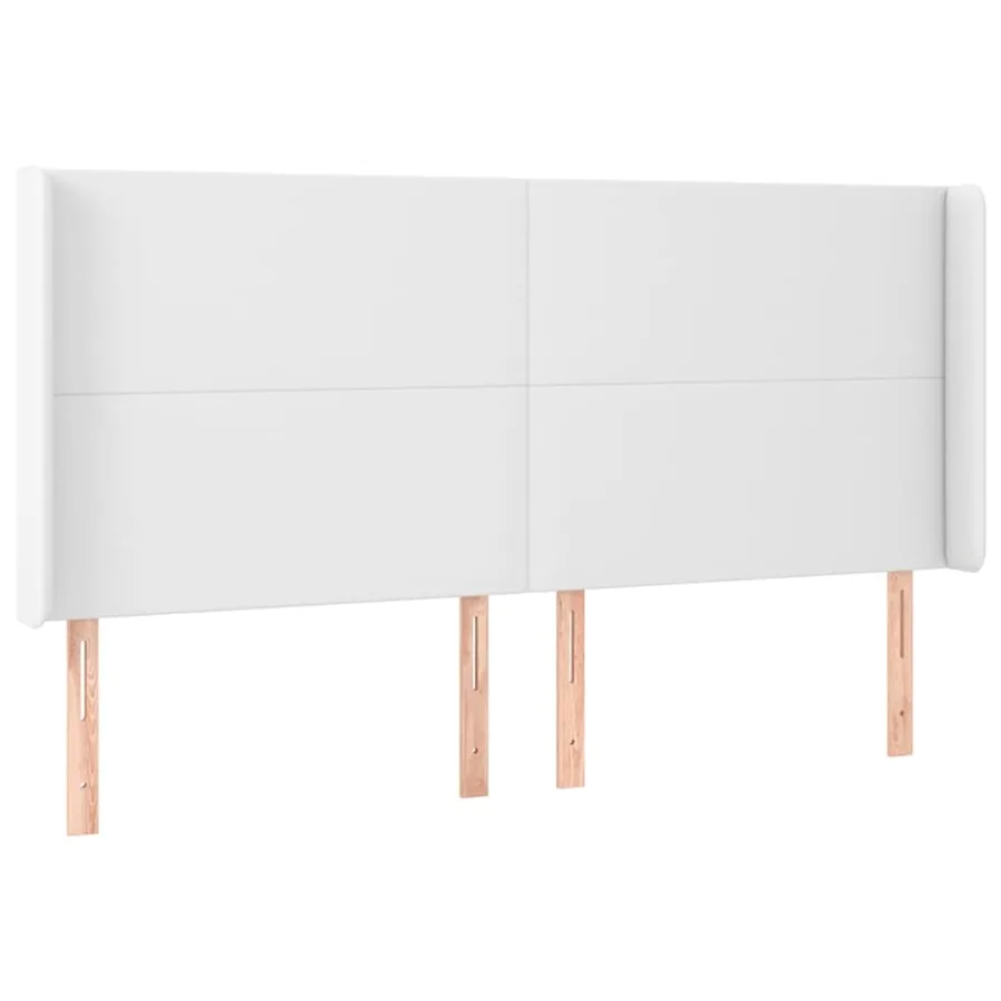 Sommier à lattes de lit matelas LED Blanc 200x200 cm Similicuir - 7