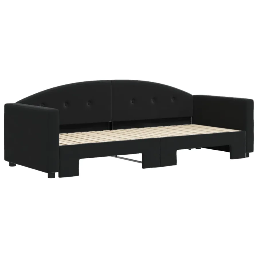 Lit de jour avec gigogne sans matelas 80x200 cm - 3