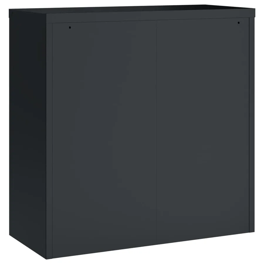 Classeur anthracite 90x40x130 cm acier - 10