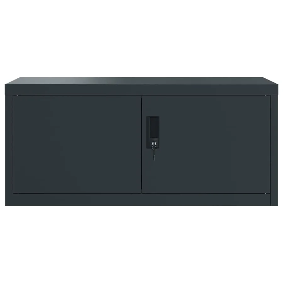 Classeur anthracite 90x40x130 cm acier - 4