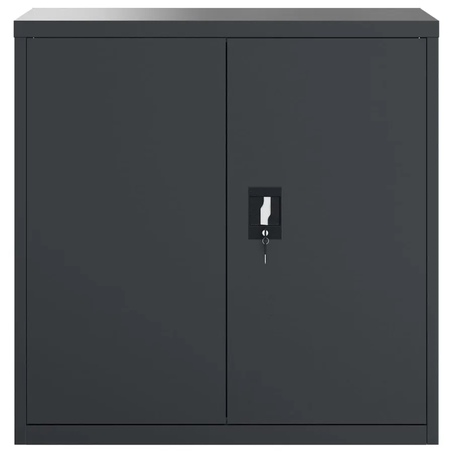 Classeur anthracite 90x40x130 cm acier - 8