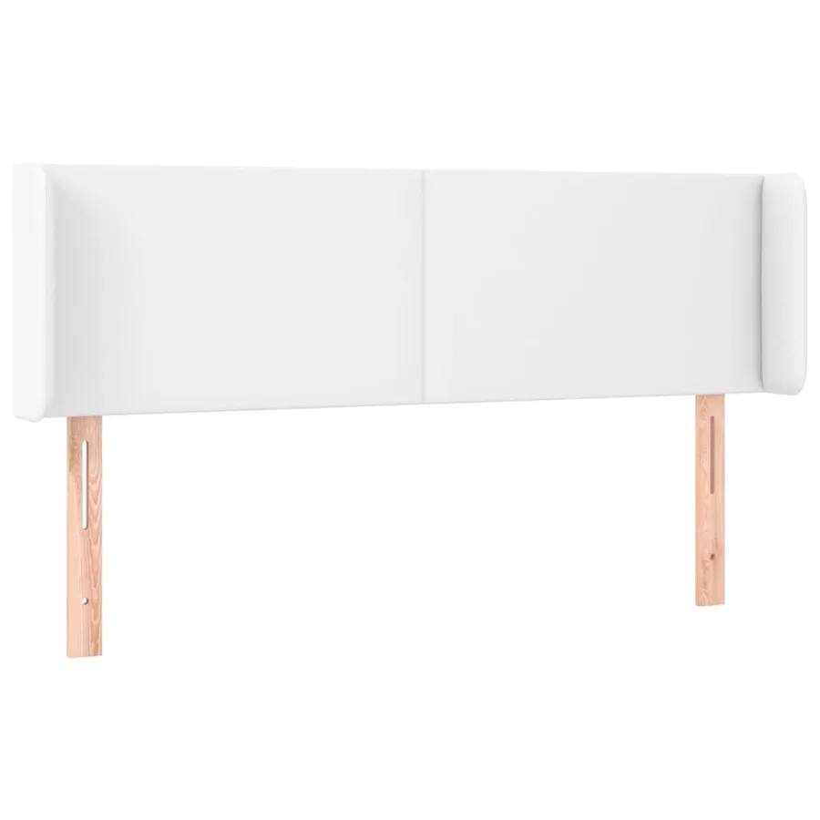 Tête de lit à LED Blanc 147x16x78/88 cm Similicuir - 3
