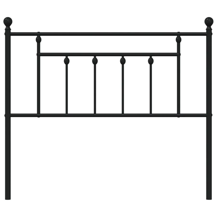 Tête de lit de remplacement métal noir 107 cm - 4