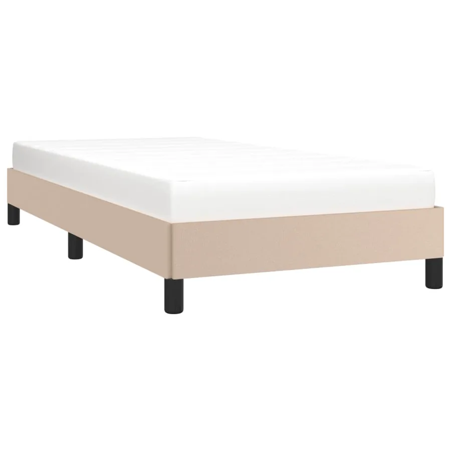 Cadre de lit sans matelas cappuccino 80x200 cm similicuir - 3