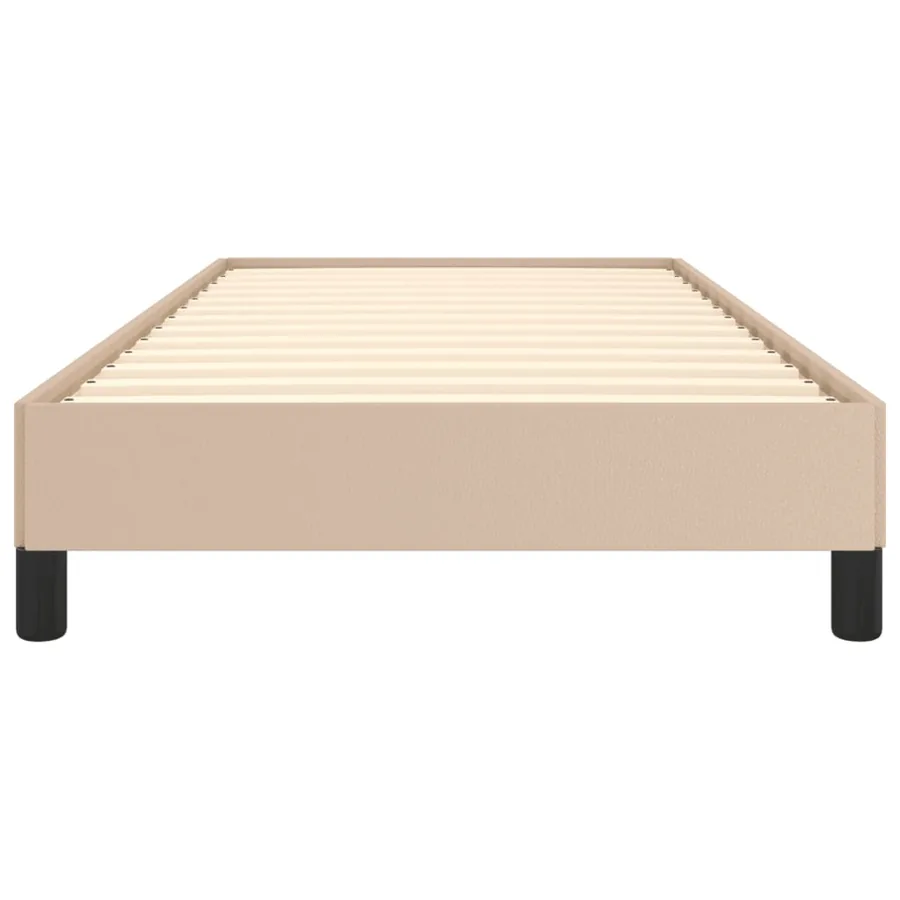 Cadre de lit sans matelas cappuccino 80x200 cm similicuir - 5