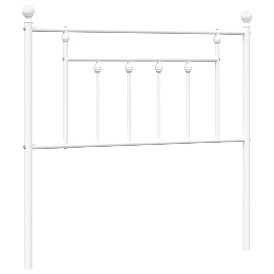 Tête de lit de remplacement métal blanc 90 cm - 2