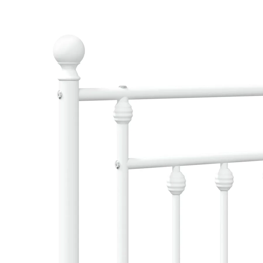 Tête de lit de remplacement métal blanc 90 cm - 6