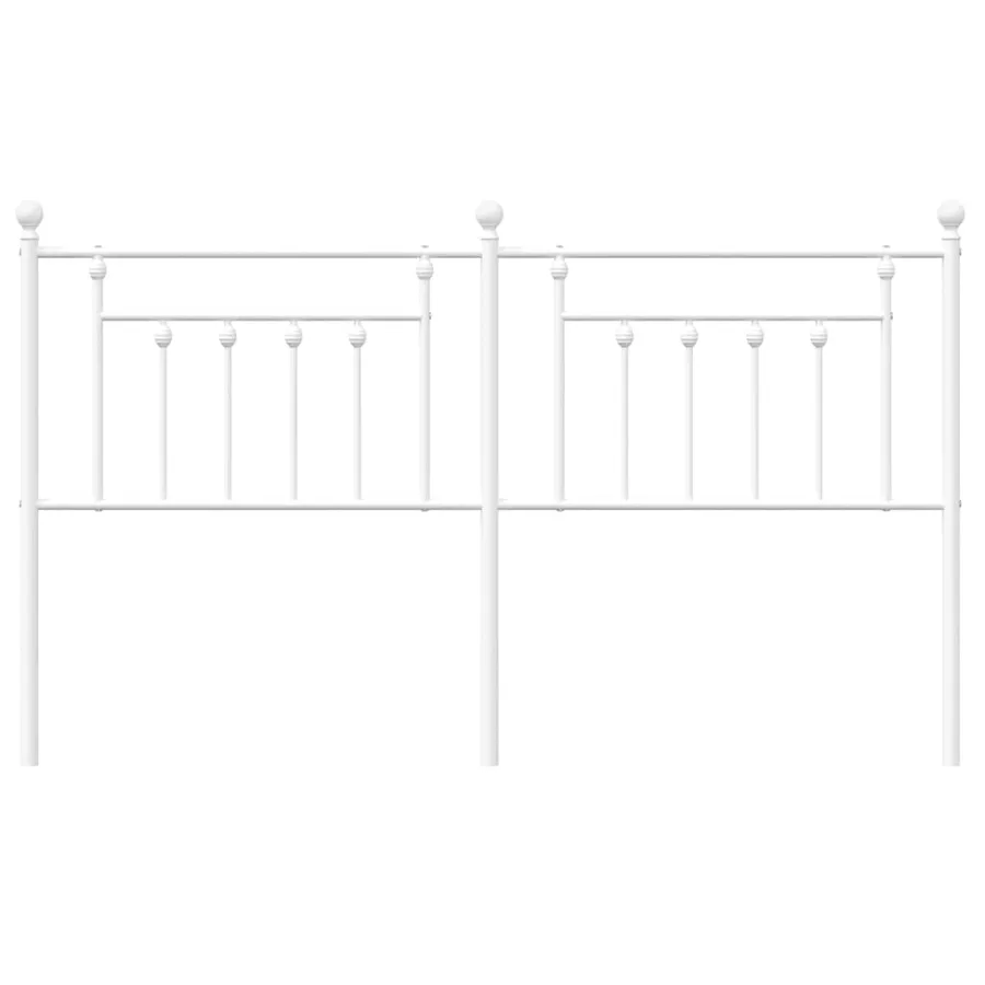 Tête de lit de remplacement métal blanc 160 cm - 4