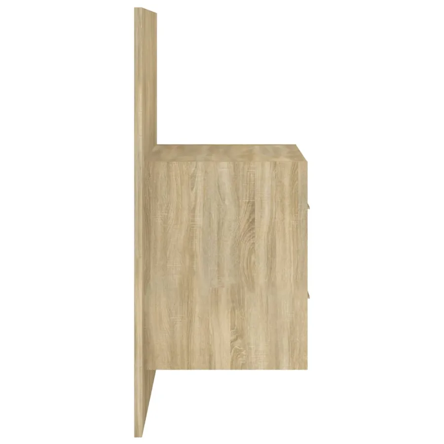Tables de chevet murales 2 pcs Chêne sonoma - 6