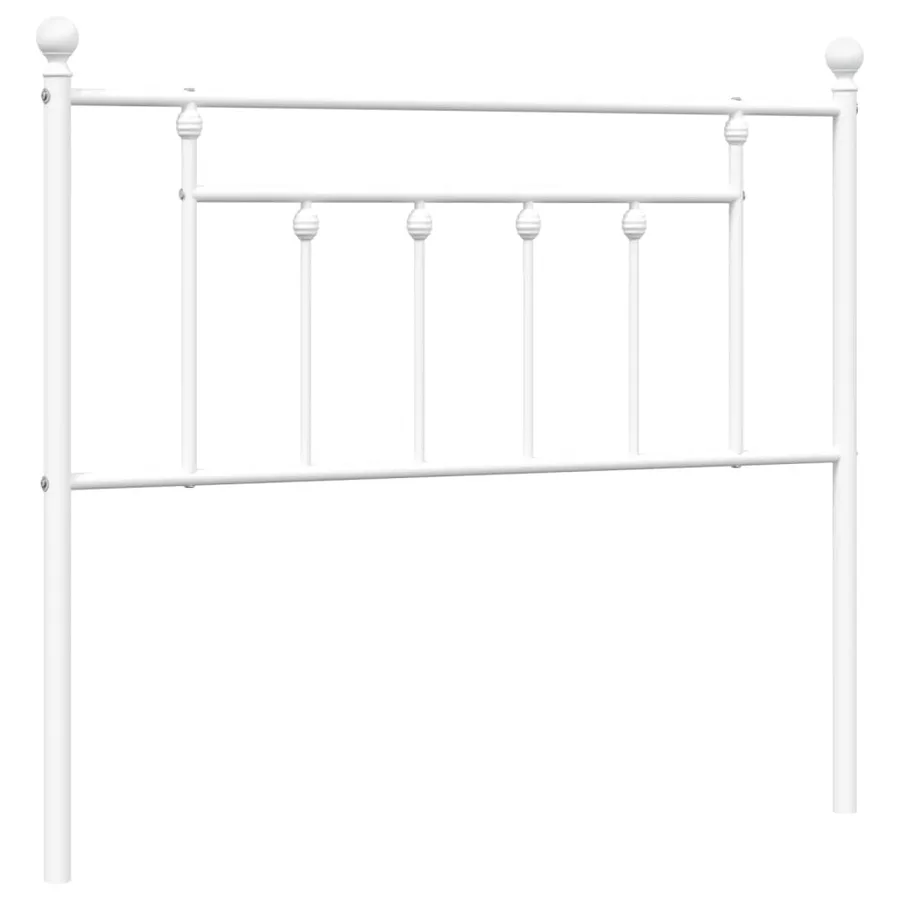 Tête de lit de remplacement métal blanc 100 cm - 2