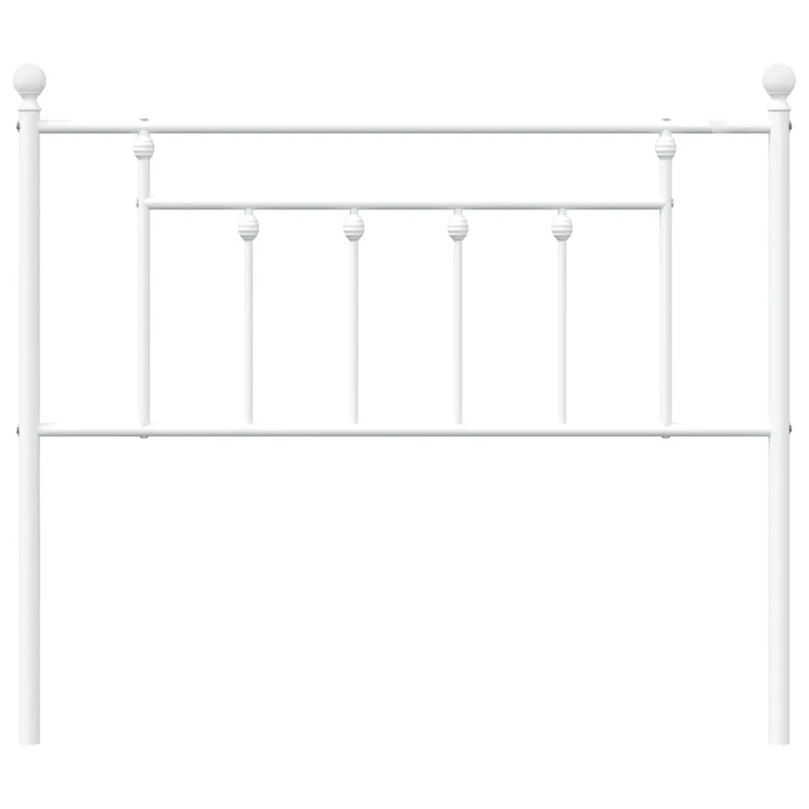 Tête de lit de remplacement métal blanc 100 cm - 4