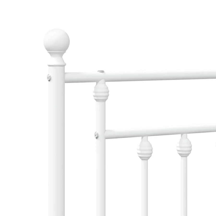 Tête de lit de remplacement métal blanc 100 cm - 6
