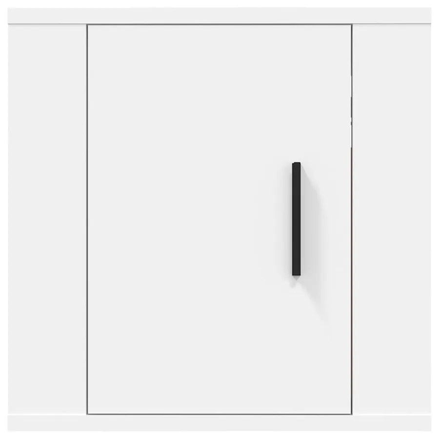Meuble TV mural Blanc 40x34,5x40 cm - 4