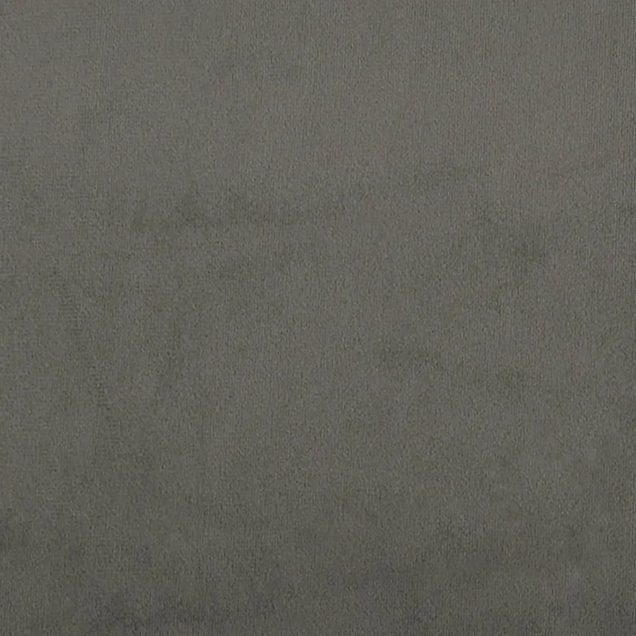 Cadre de lit sans matelas gris foncé 140x200 cm velours - 11
