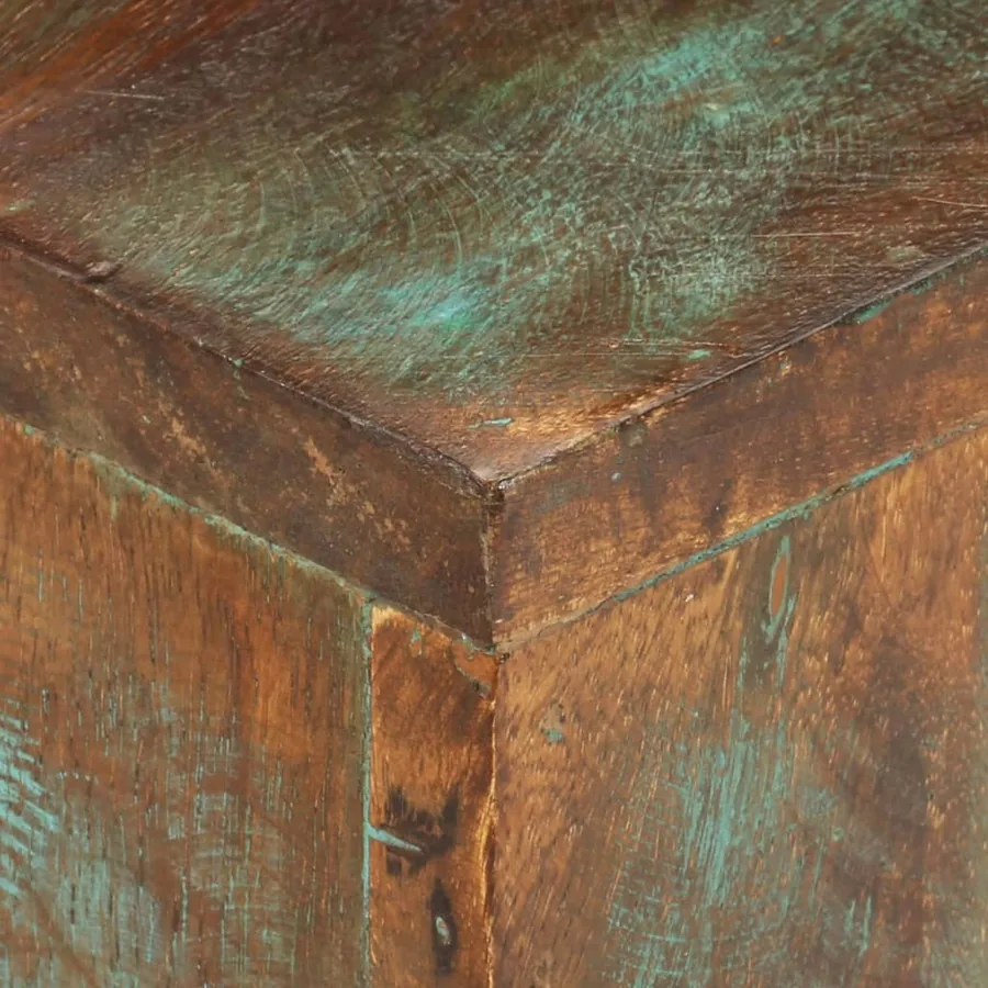 Table basse 68x68x41 cm Bois de récupération solide - 3