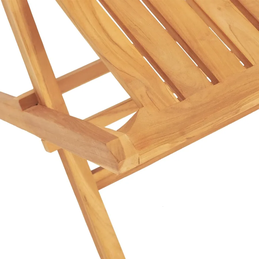Ensemble à manger de jardin 5 pcs Bois de teck massif - 5