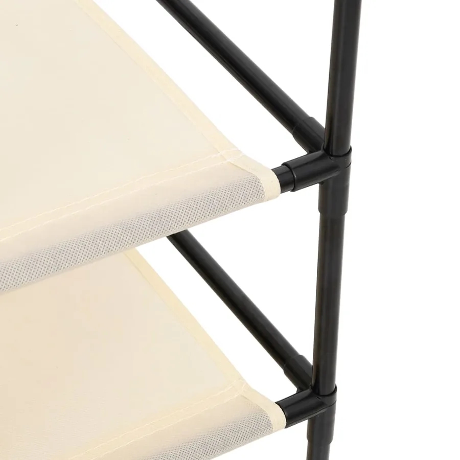Armoire de rangement avec 6 tiroirs 55x29x55 cm Crème Acier - 7