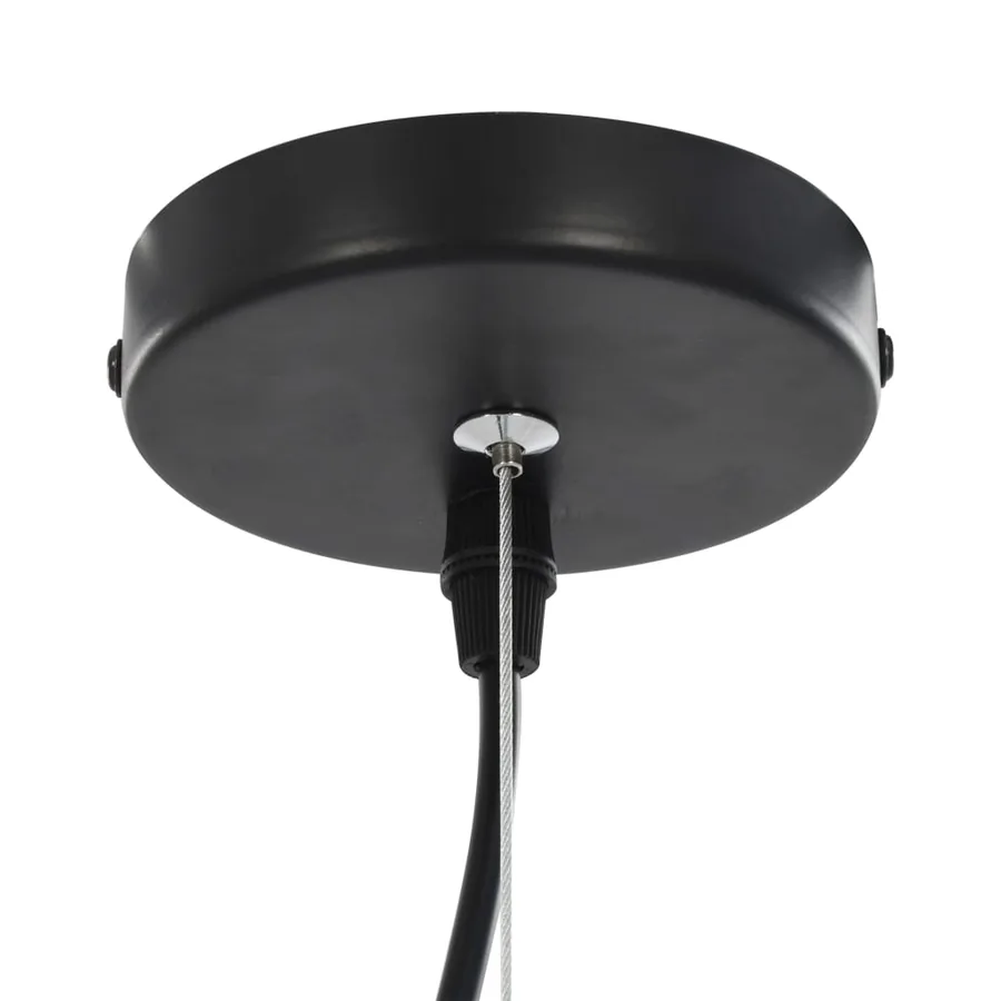 2 pcs Plafonniers Noir et doré Semi-sphérique 50 cm E27 - 9