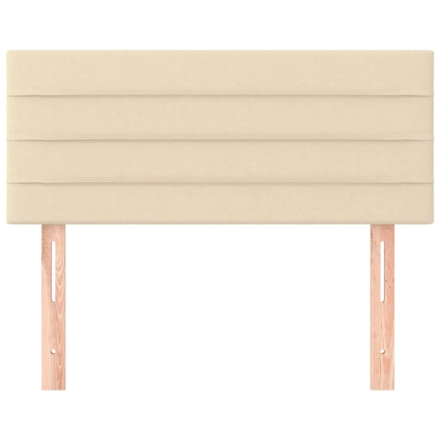 Tête de lit Crème 80x5x78/88 cm Tissu - 3