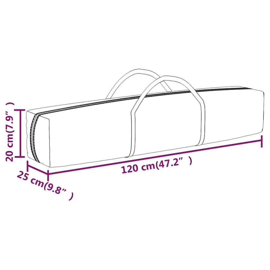 Tente de réception pliable avec parois Bleu 2x2 m - 10