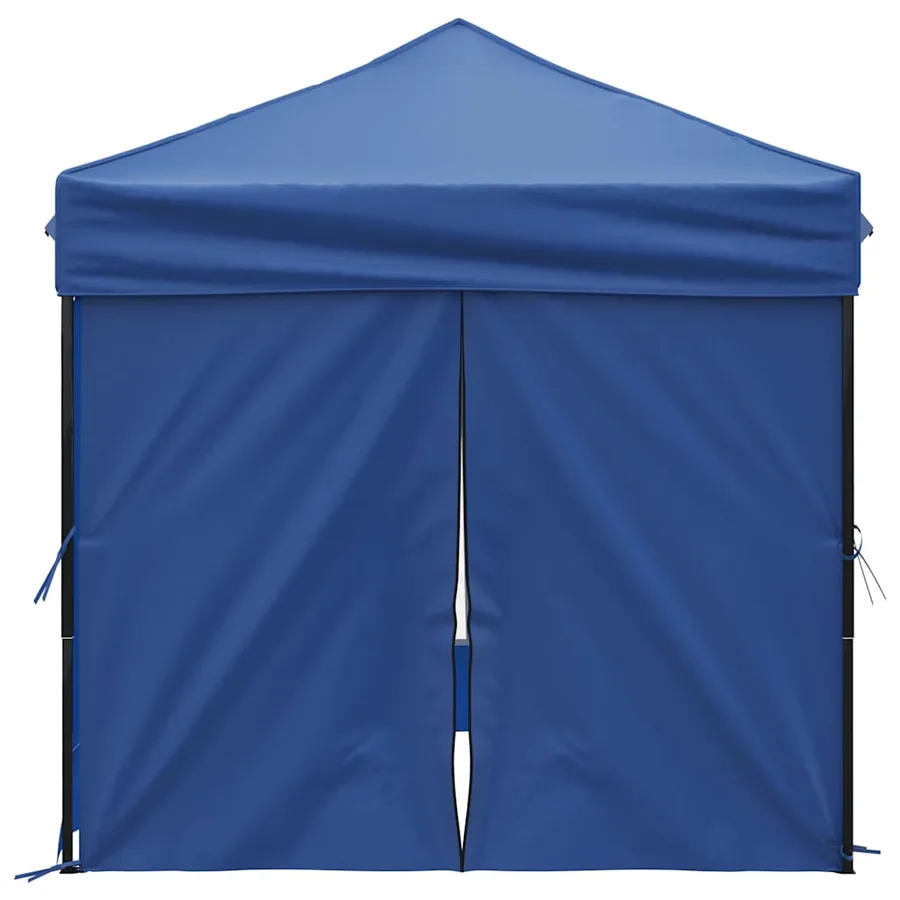 Tente de réception pliable avec parois Bleu 2x2 m - 4
