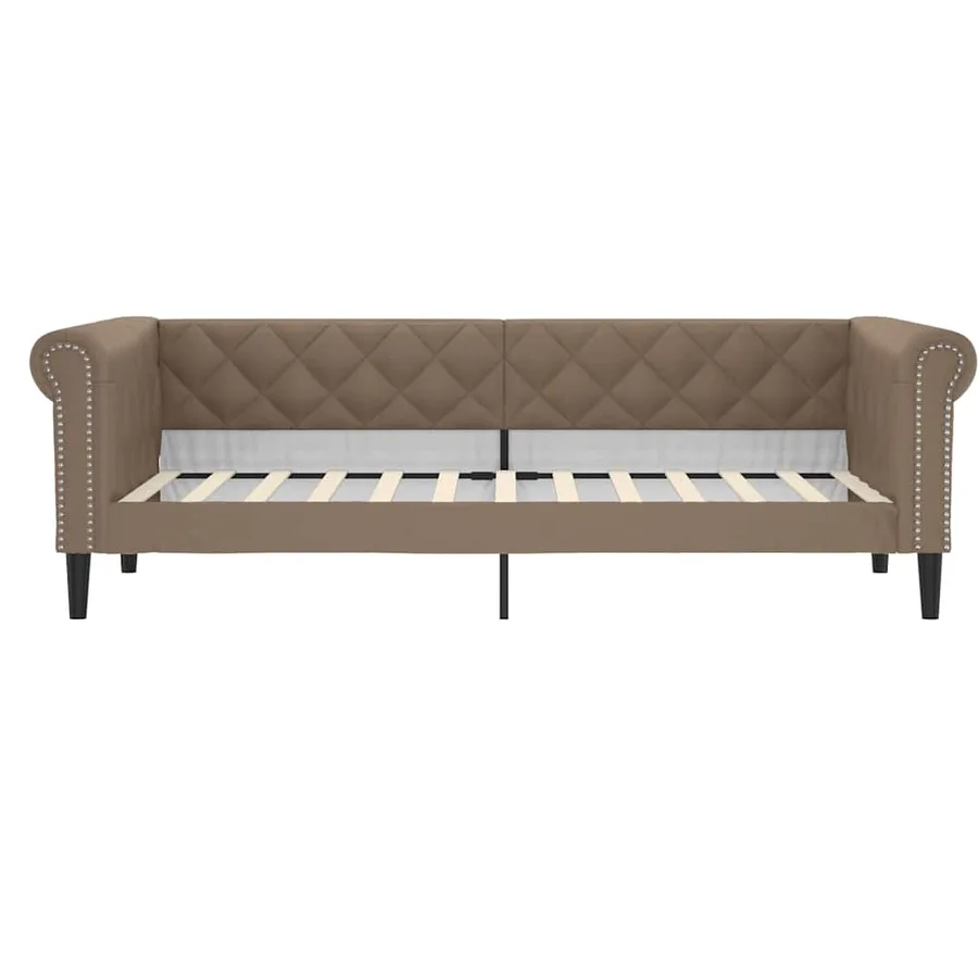 Lit de jour cappuccino 80x200 cm similicuir - 3