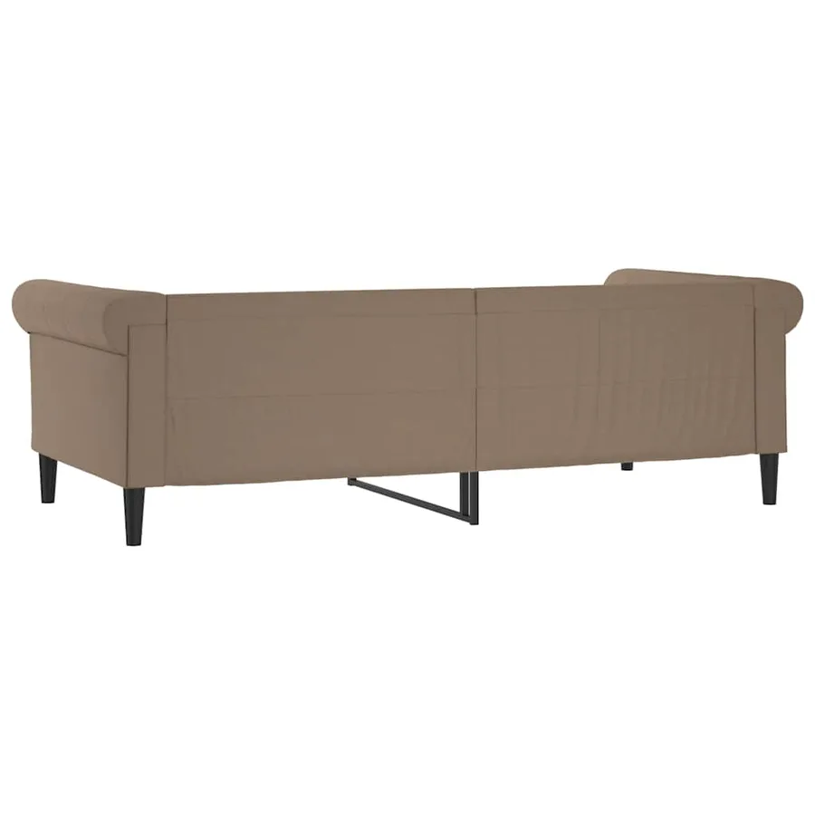 Lit de jour cappuccino 80x200 cm similicuir - 5