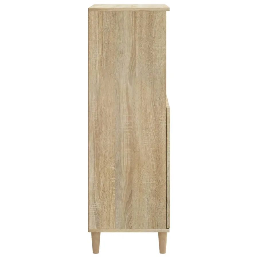Buffet haut Chêne sonoma 60x36x110 cm Bois d'ingénierie - 4