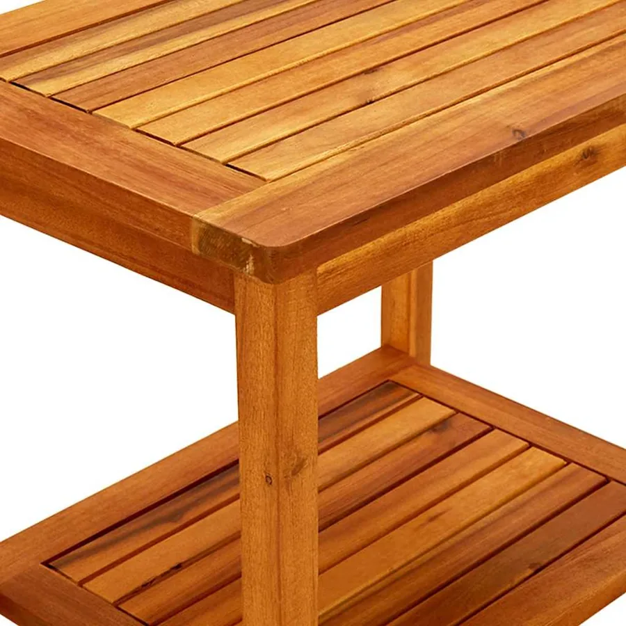 Table basse 50x35x45 cm Bois d'acacia solide - 6