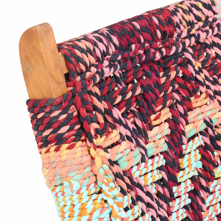 Chaise pliable Chindi Multicolore Tissu - 6