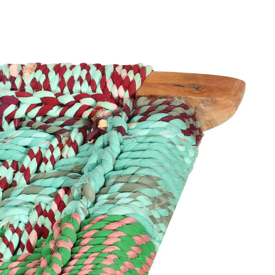 Chaise pliable Chindi Multicolore Tissu - 7
