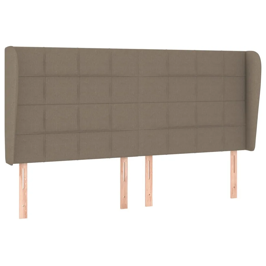 Sommier à lattes de lit avec matelas Taupe 180x200 cm Tissu - 6