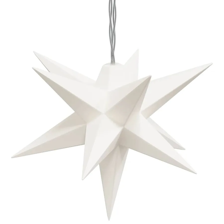 Lumière de Noël 10 LED blanc 10 cm - 8
