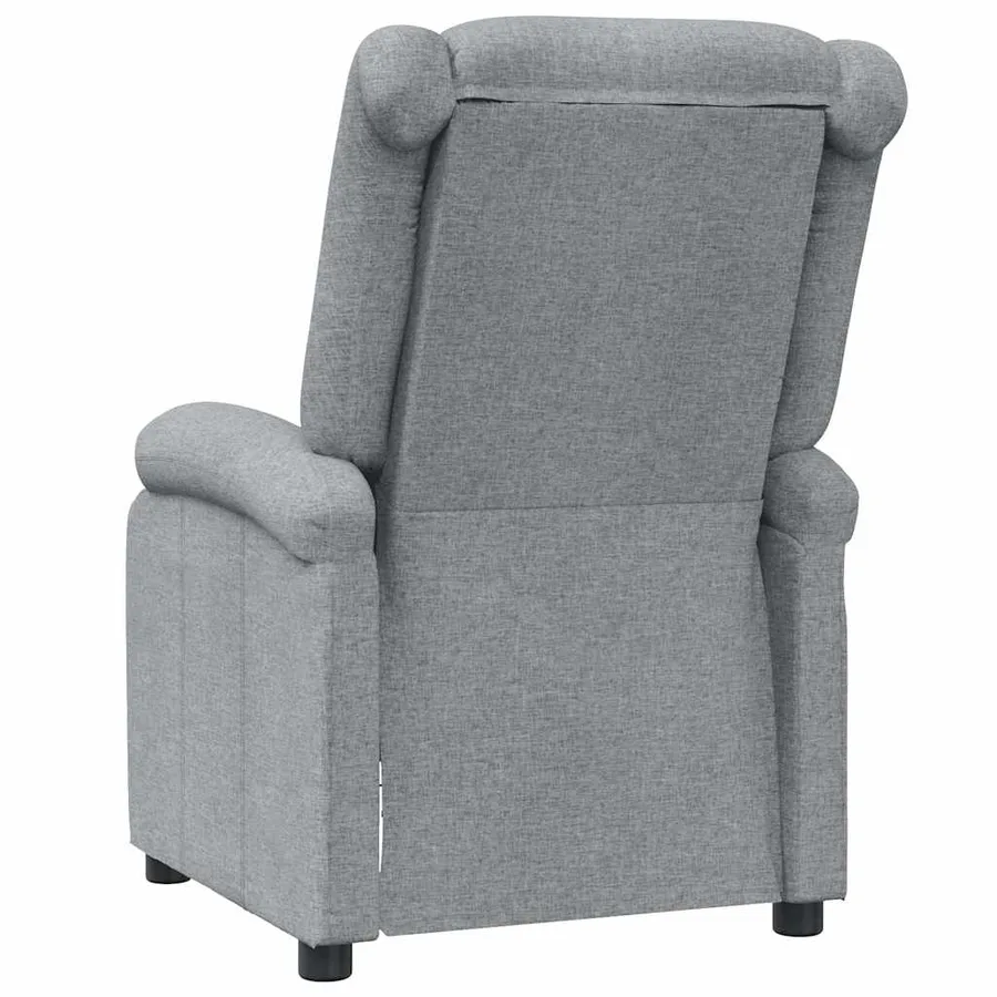 Fauteuil de massage Gris clair Tissu - 5