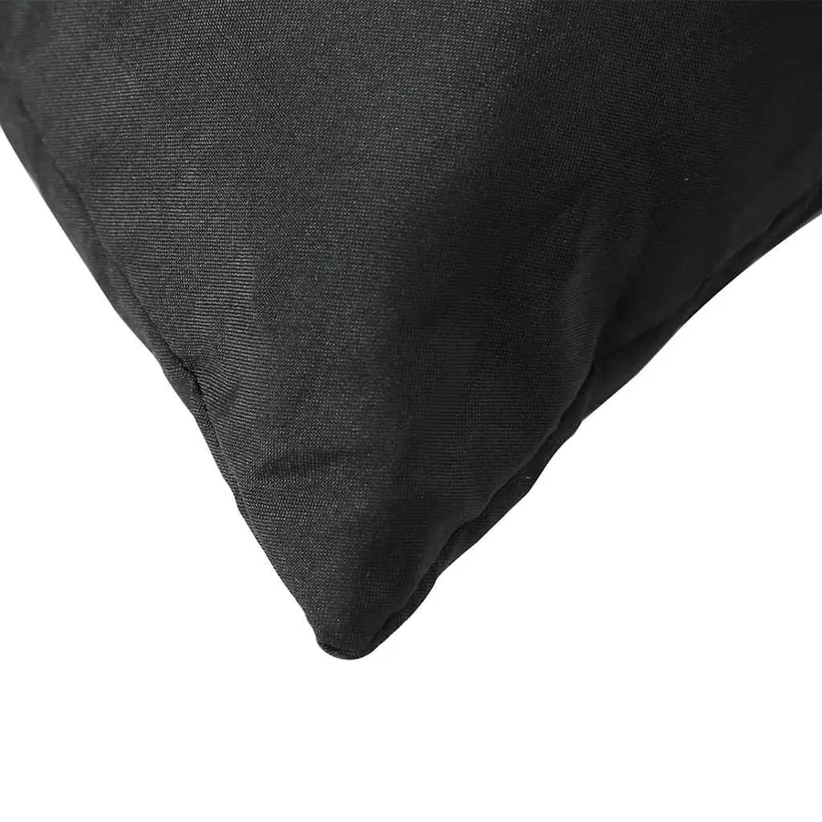 Coussins de palette lot de 2 noir tissu oxford - 7