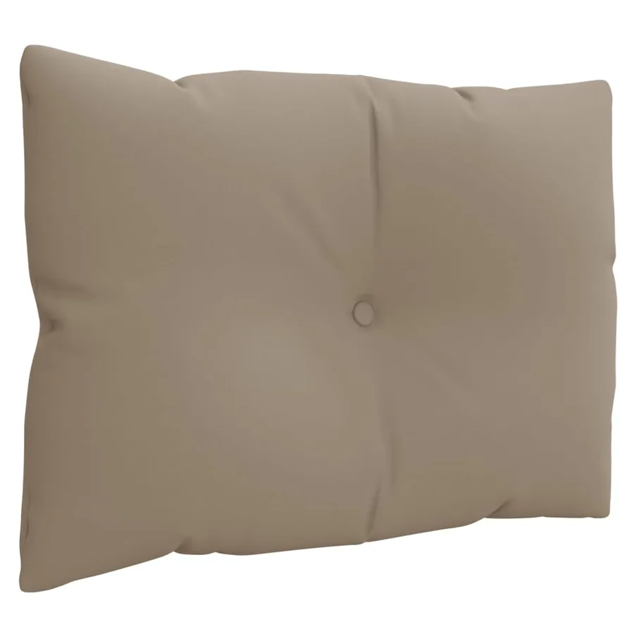Coussins de palette lot de 3 taupe tissu - 7