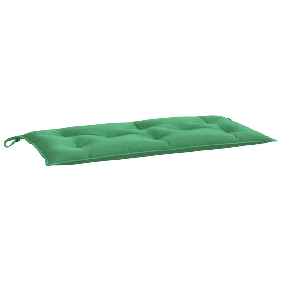 Coussins de banc jardin lot de 2 vert 100x50x7 cm tissu Oxford - 4