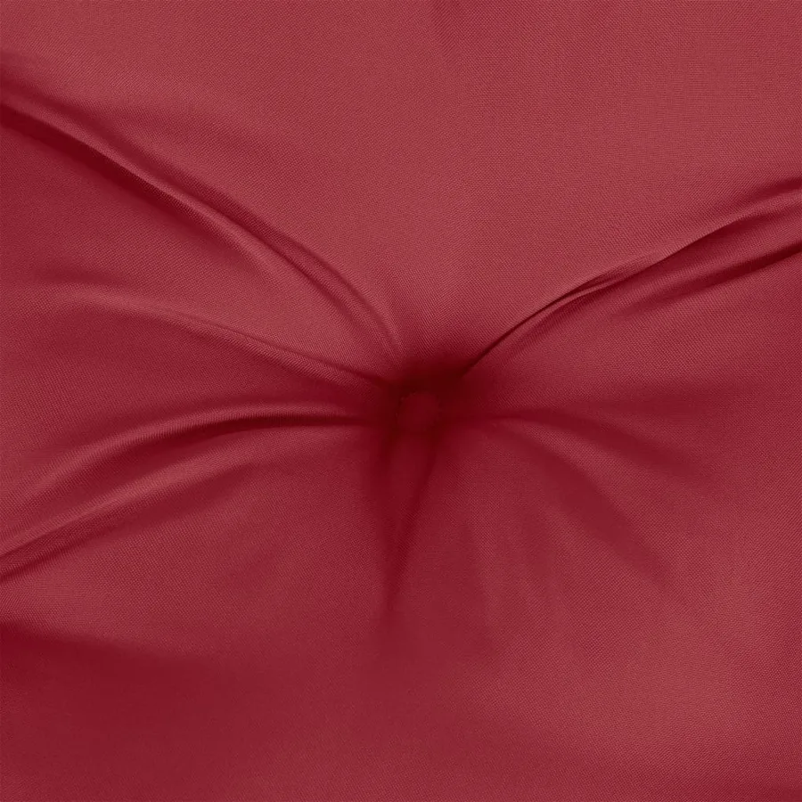 Coussin de banc de jardin rouge bordeaux 180x50x7 cm - 5