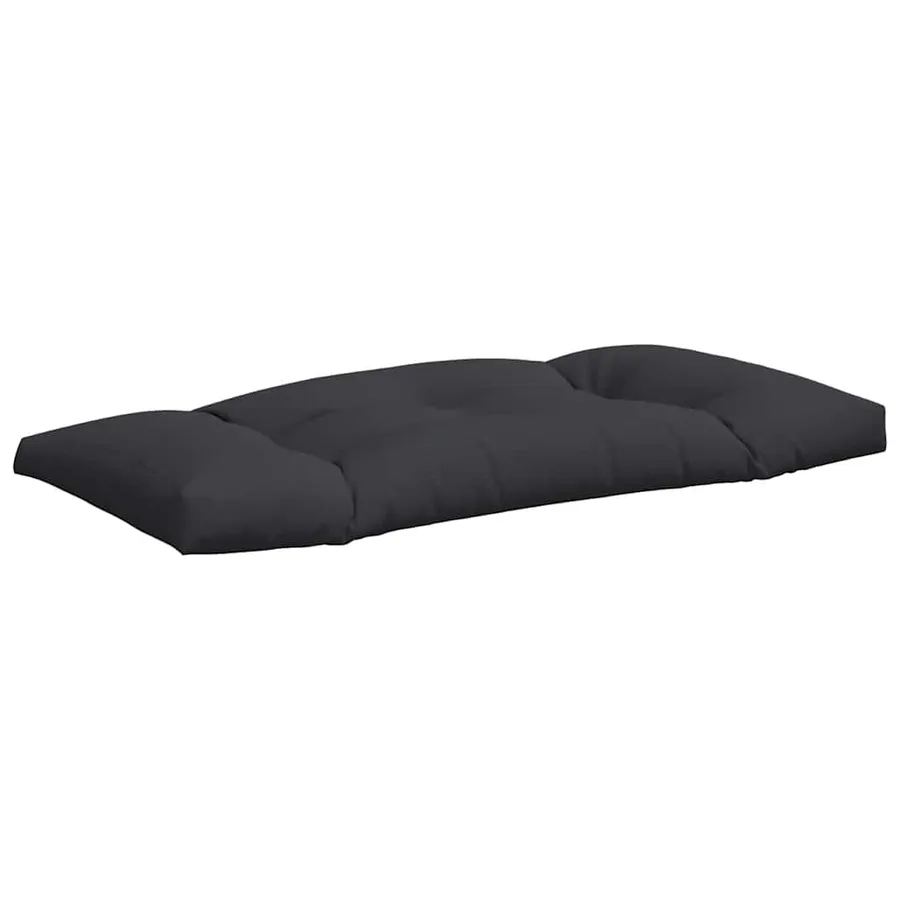 Coussins de palette lot de 3 noir tissu - 5
