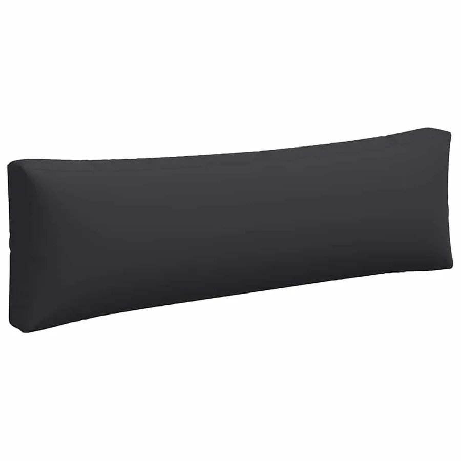 Coussins de palette lot de 3 noir tissu - 6